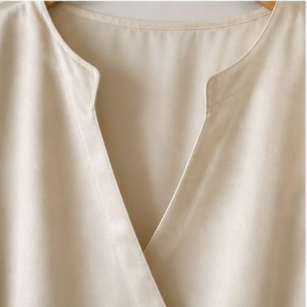 Cream Ruffle Blouse - Picture 4 of 6